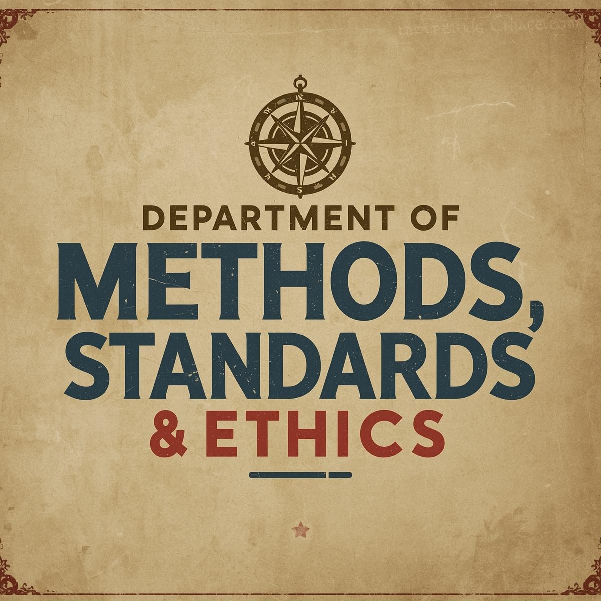 Department of Methods, Standards & Ethics seal